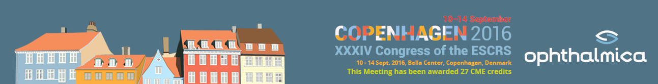 Ο Μίλτος Μπαλίδης PhD, FEBOphth, ICOphth instructional course leader στο 34o συνέδριο ESCRS, Κοπεγχάγη, Δανία 1 escrs header
