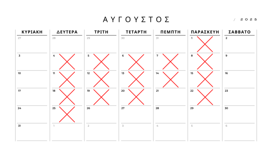 Λειτουργία Παραρτήματος 2025 6